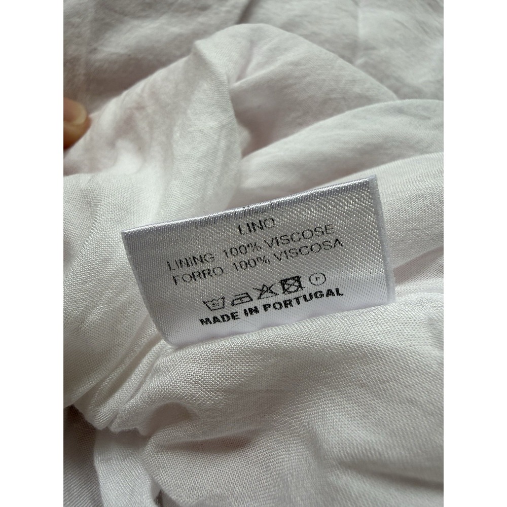 Villagalo 100% Linen Zebra Red Maxi Dress Lined Spanish EU40 (US6)‎ NWOT $248 - Picture 8 of 12